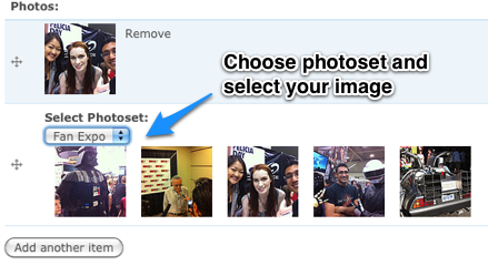Как сделать с flickr