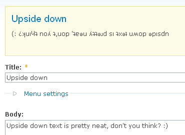 How to write backwards and upside down