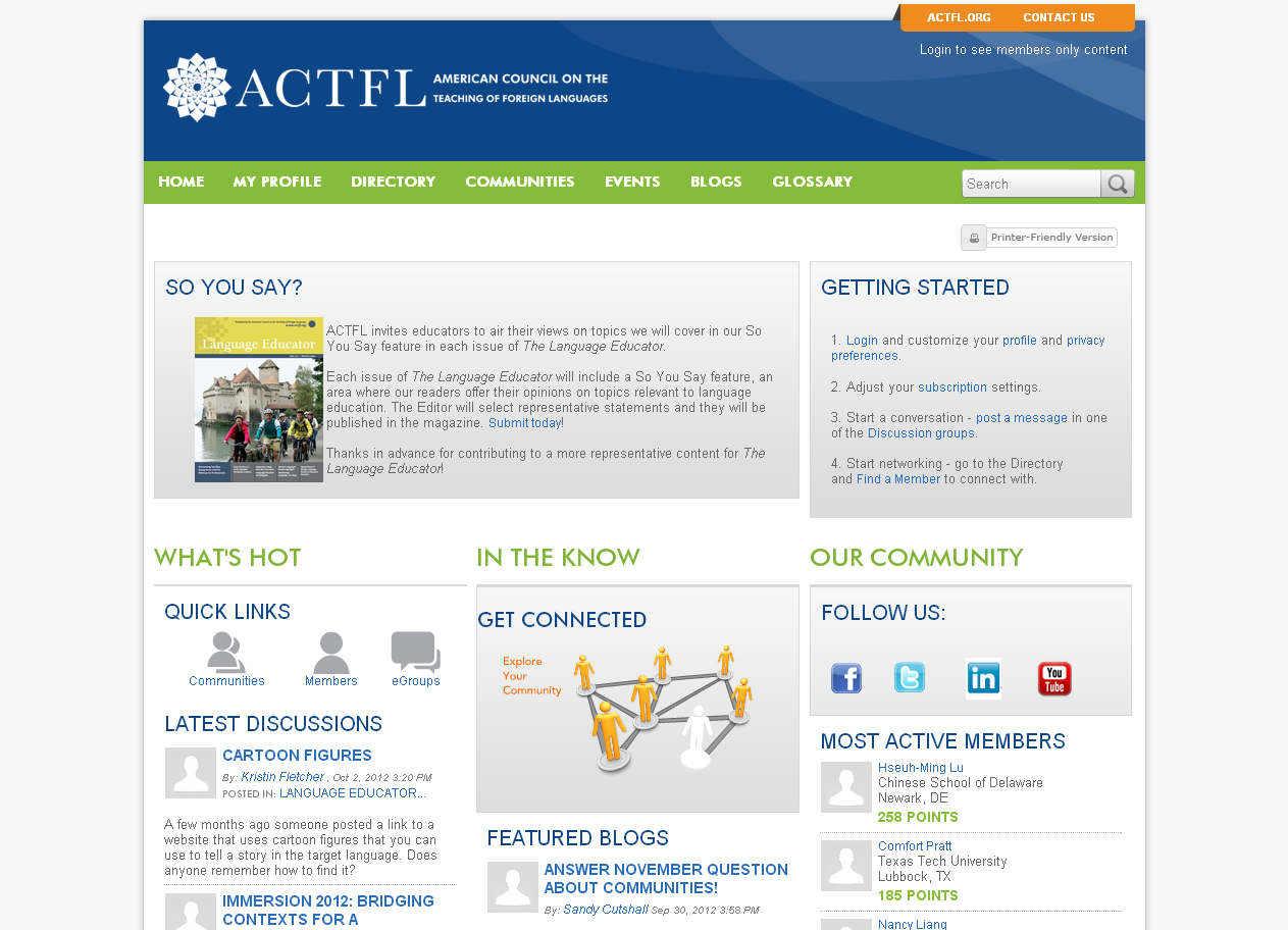 ACTFL and Higher Logic