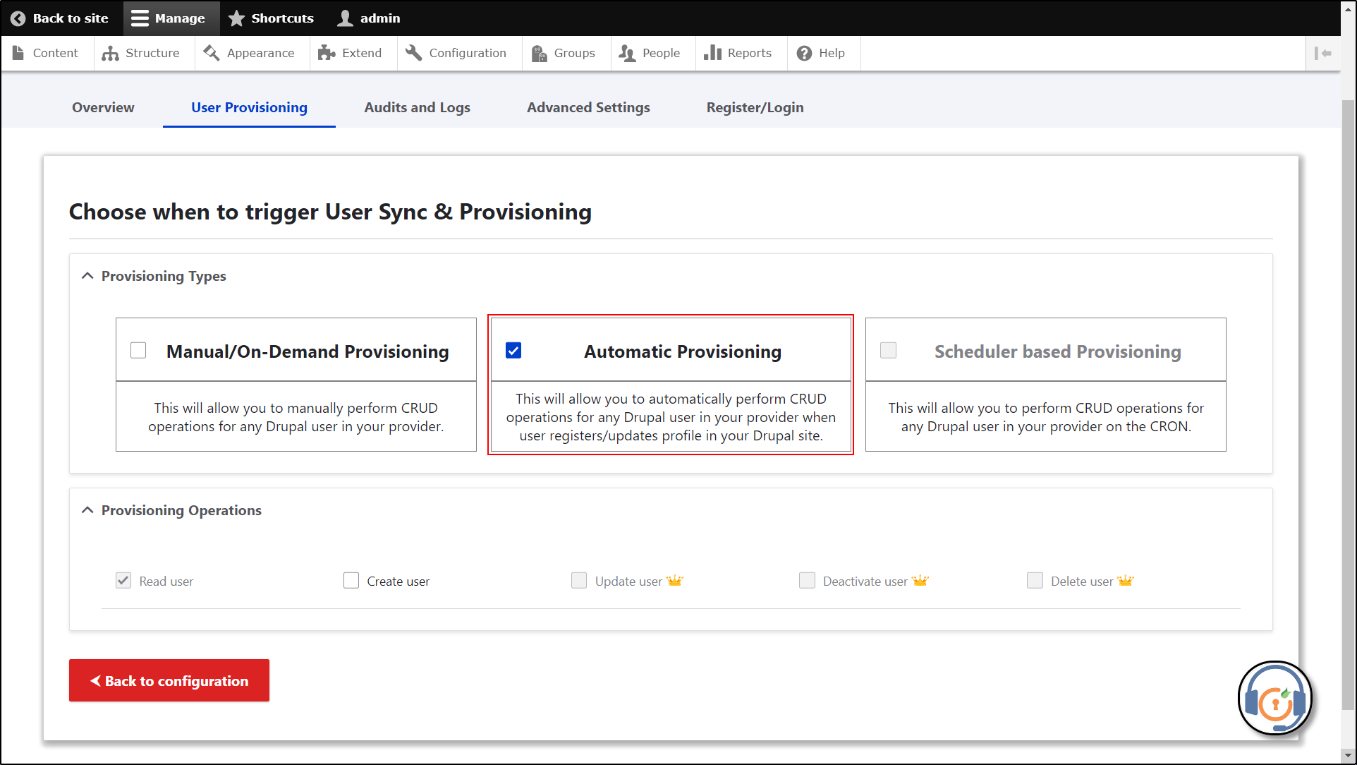 miniOrange-SCIM-Server-Select-Automatic-Provisioning