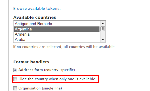 afghanistan as the default country 1950532 drupal org aruba address format