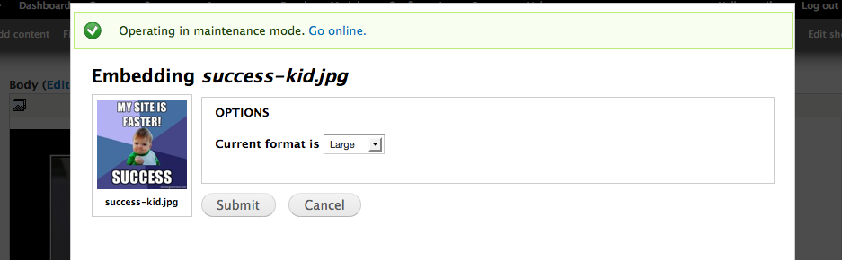 Comment 13 - Buttons Appear