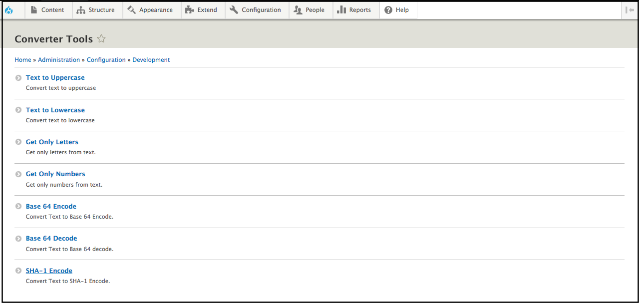 Converter tools drupal