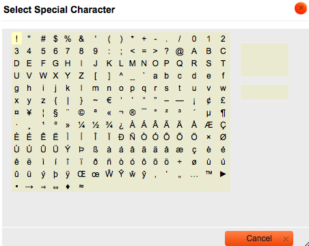 How Do I Add A Special Character To The Character Map For Ckeditor Drupal Org