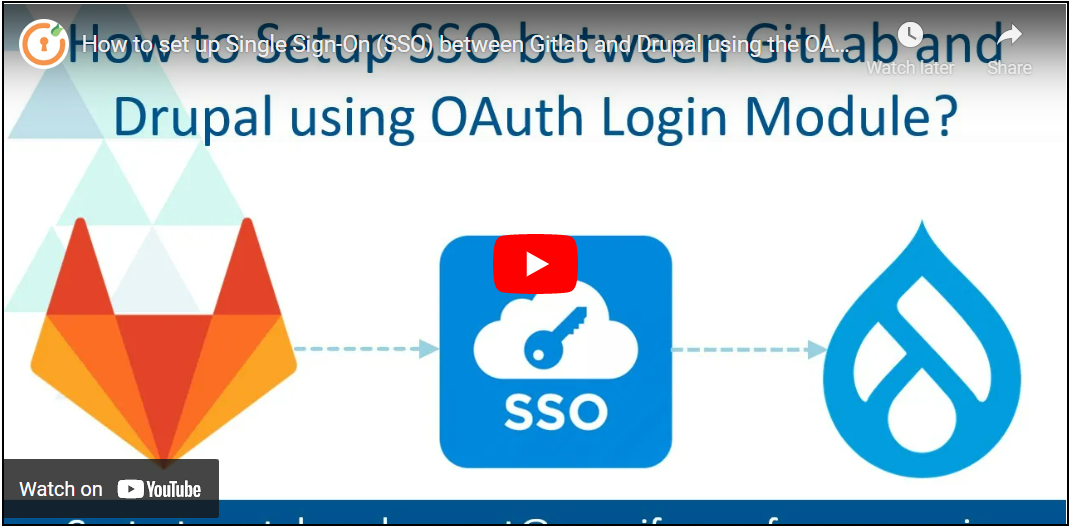 drupal oauth login  - Google sso integration video