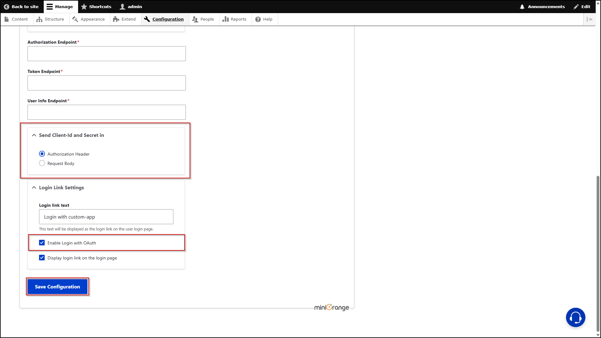 Drupal-AWS-OAuth-Client-Select-Header-or-Body