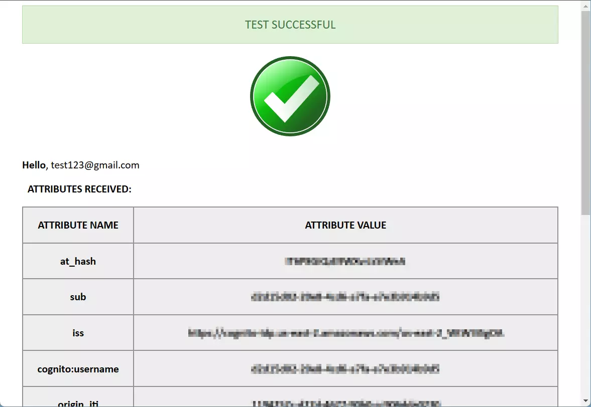 Drupal oauth client received attribute from AWS