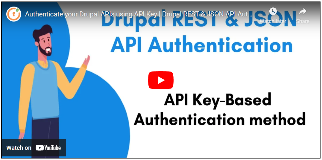  Drupal REST API Key Authentication Youtube Video