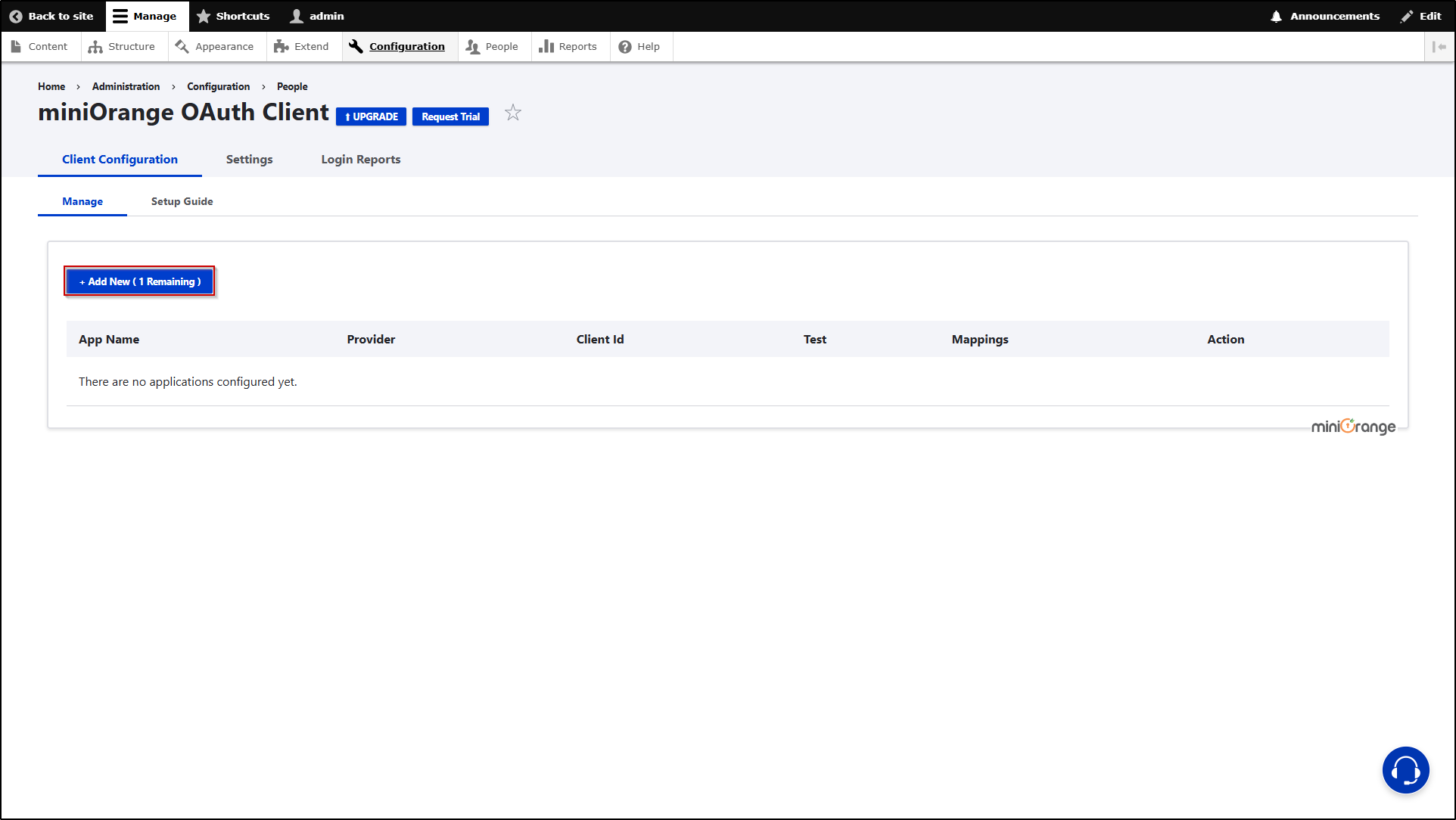 Drupal-Salesforce-OAuth-Client-latest-Click-Add-New-button