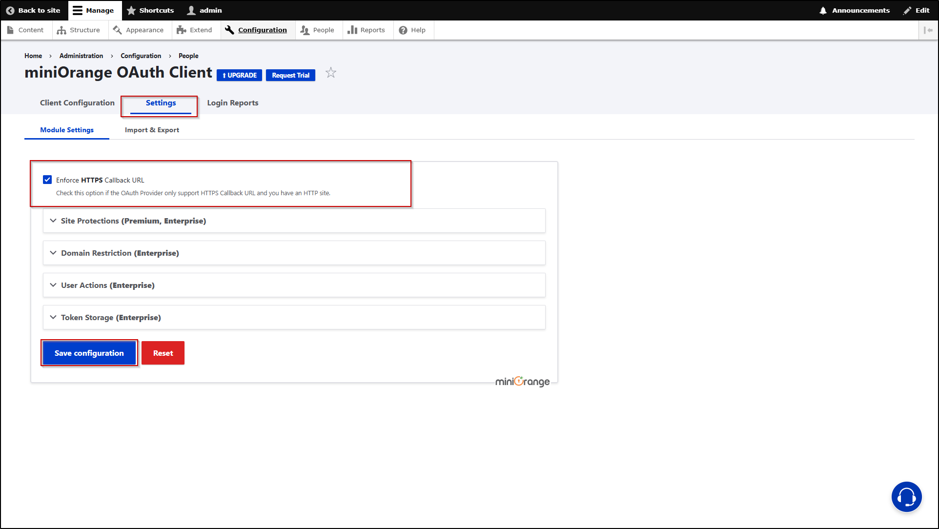 Drupal-Salesforce-OAuth-Client-latest-check-Enforce-HTTPS-Callback-URL