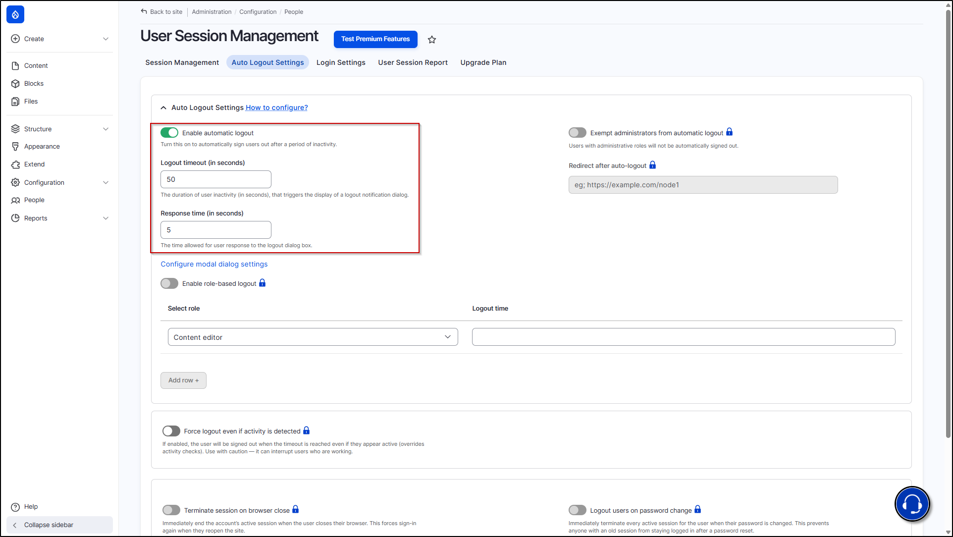 How to enable Auto Logout in Drupal | User Session Management and ...