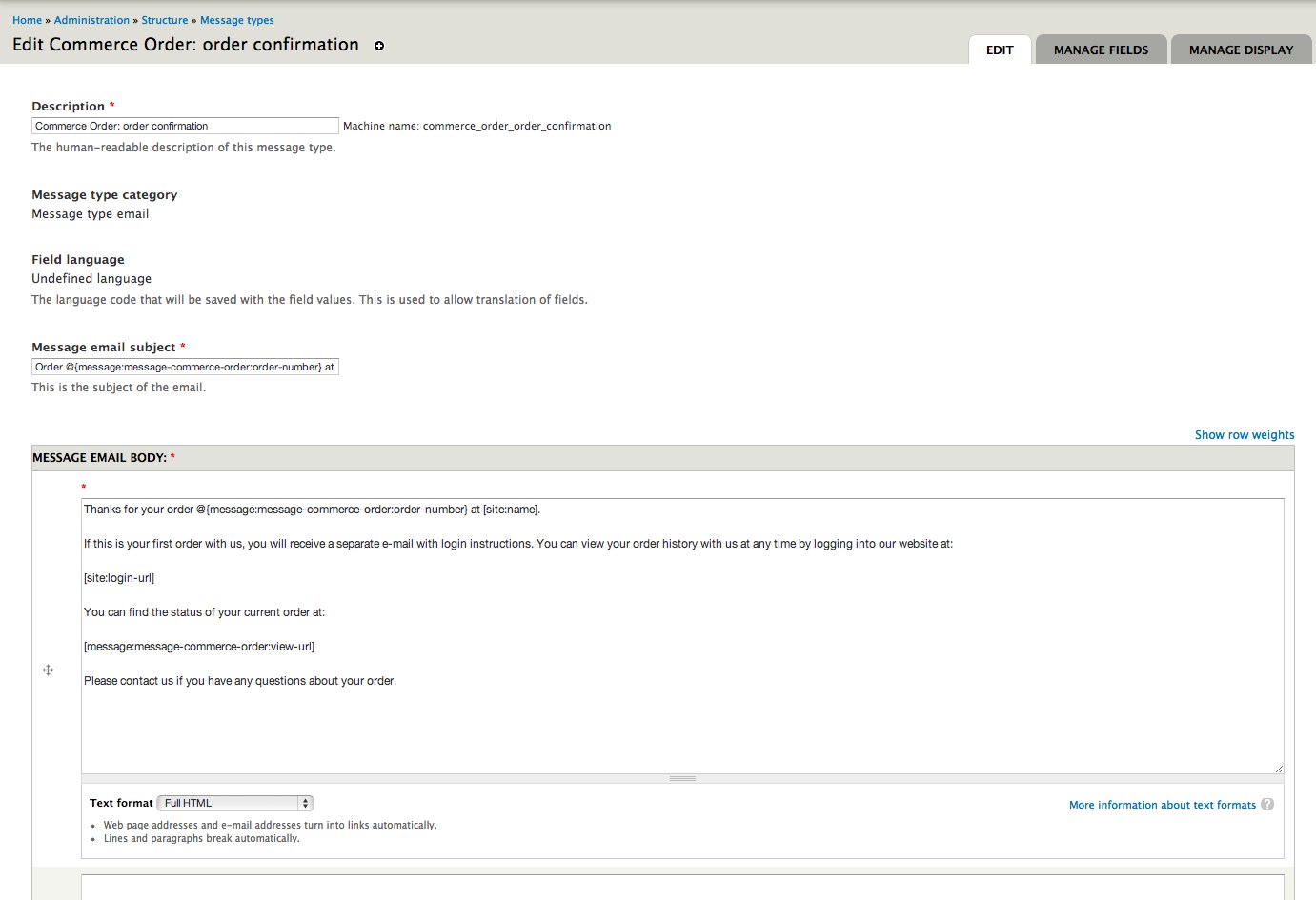 drupal commerce order message template provide a default html template for order summary drupal commerce order message template provide a default html template for order summary