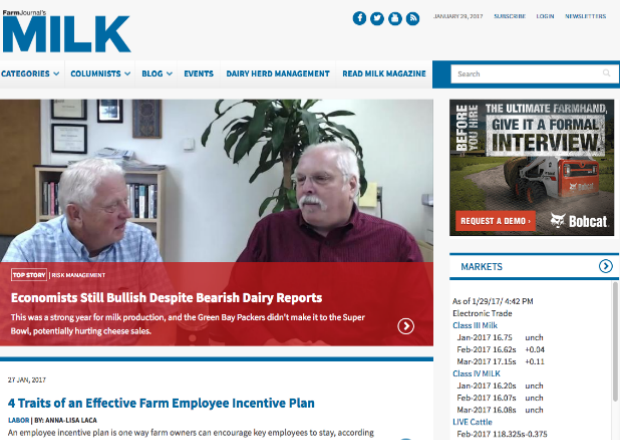 Farm Journal's MILK Magazine in Drupal 8
