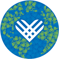 Giving Tuesday icon logo globe with heart