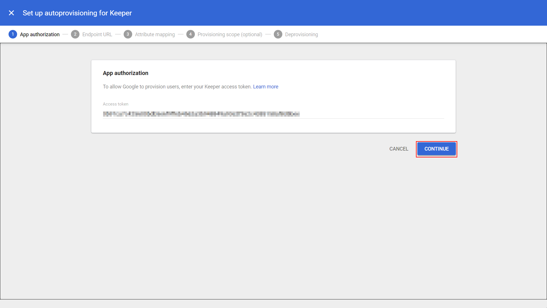Google-Apps-SCIM-Client-Paste-SCIM-Bearer-Token