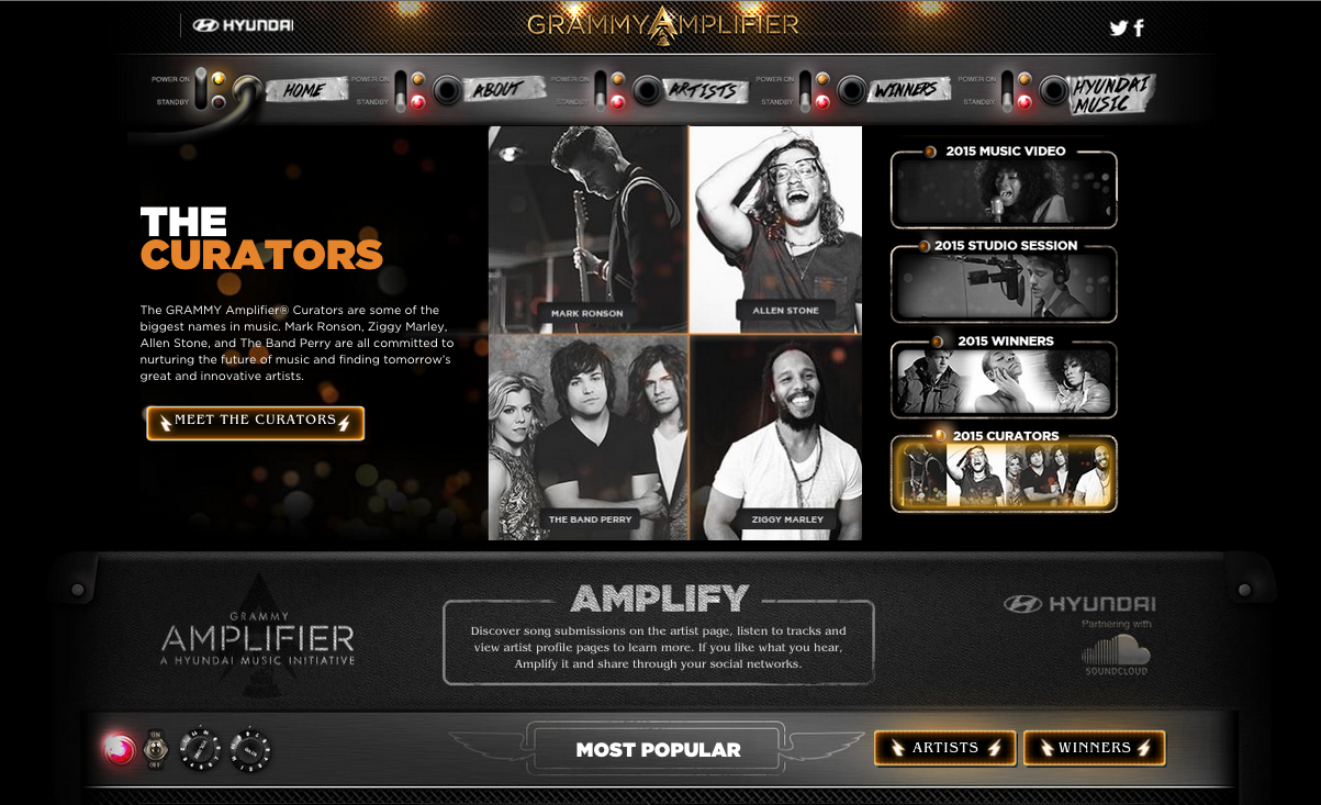 Drupal Web Development - Grammy Amplifier