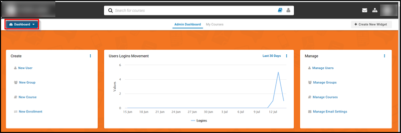drupal saml idp learnupon dashboard