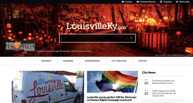 Louisvillky.gov Homepage