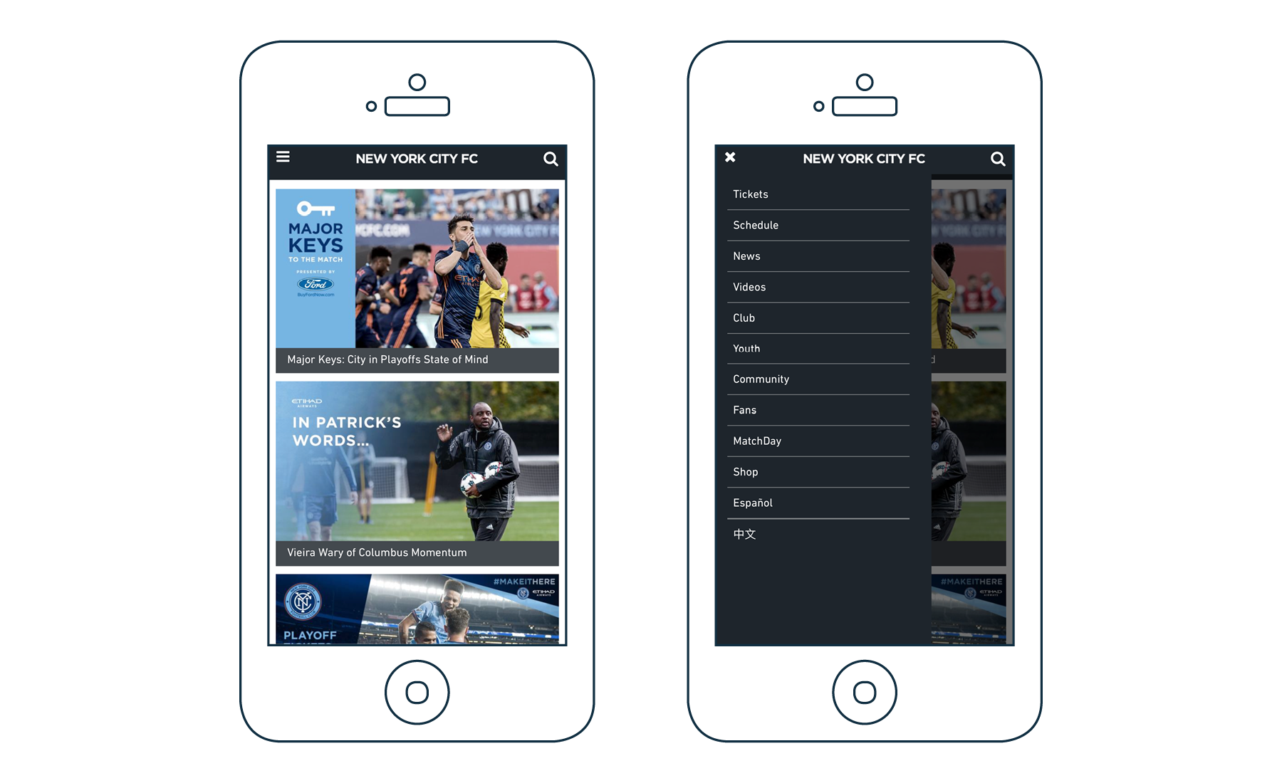 NYCFC Mobile