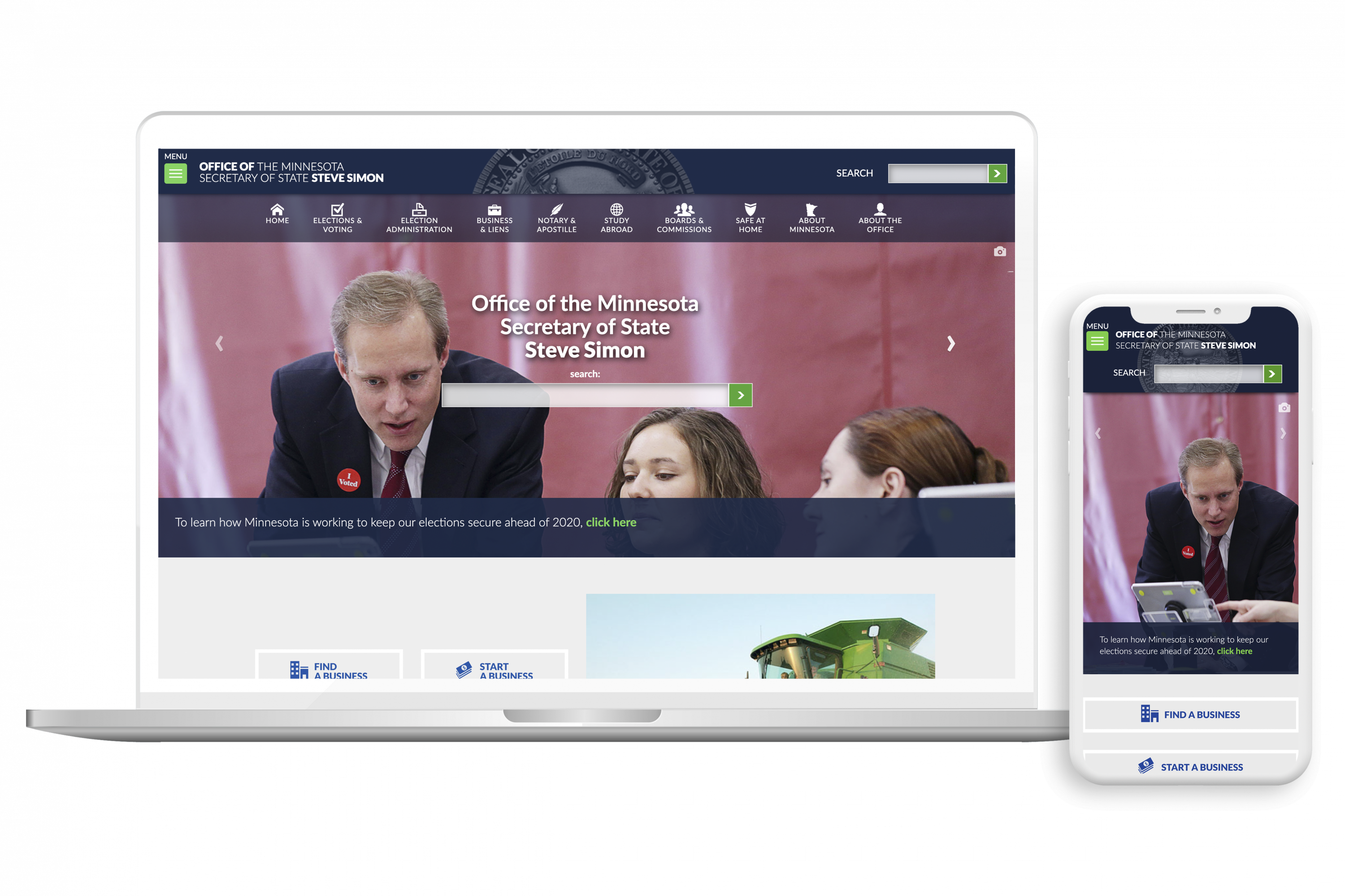 OSS website built by Nighthawk Marketing