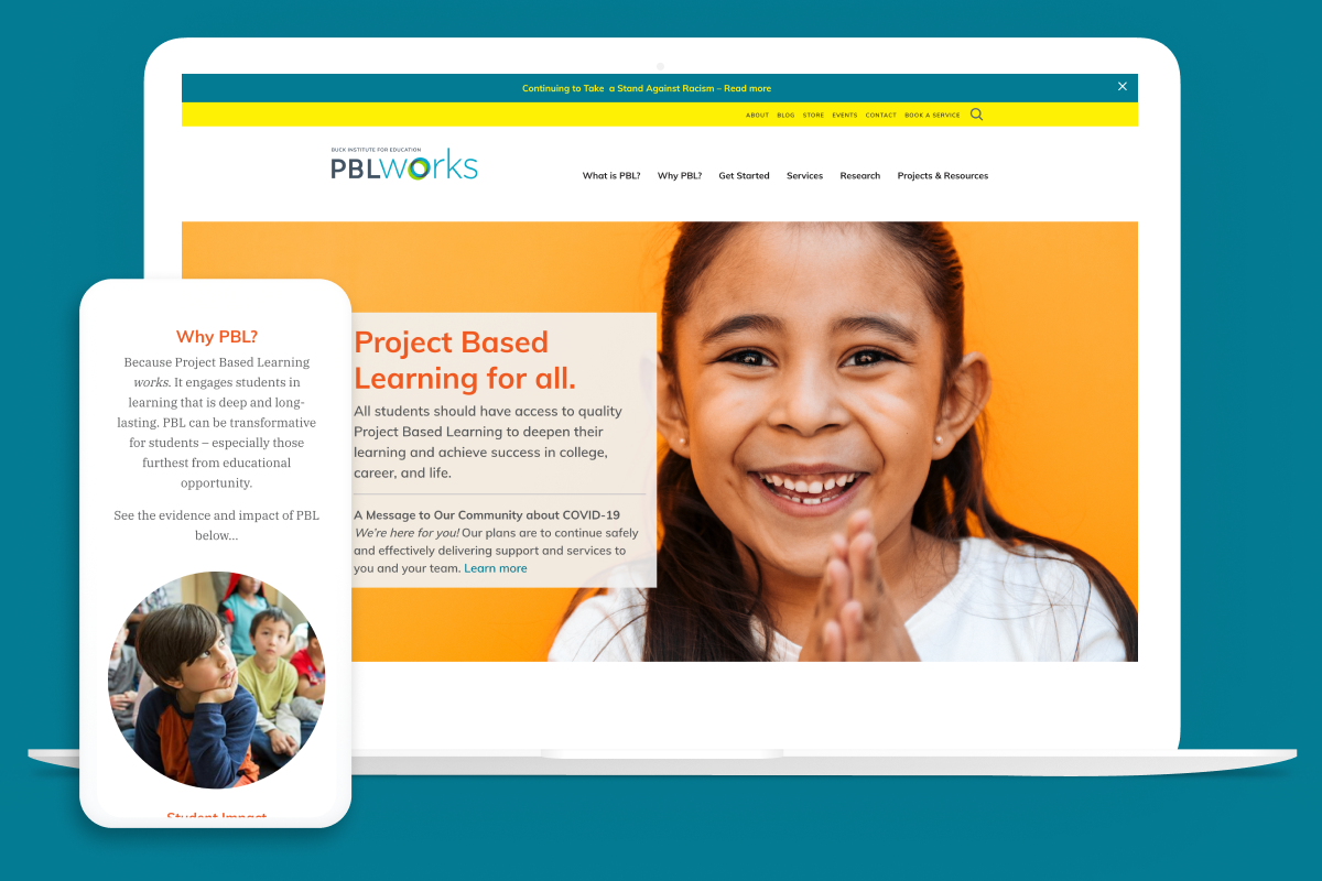 PBL Works site on multiple devices