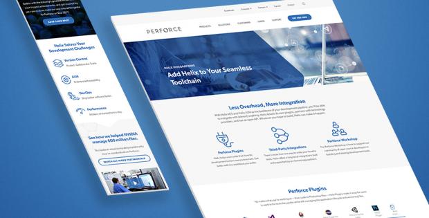 Perforce Software B2b website 