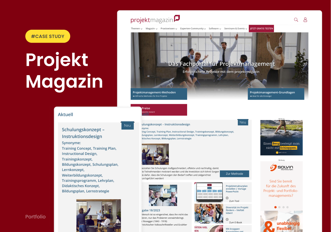 Projektmagazin-drupal-media-website-example