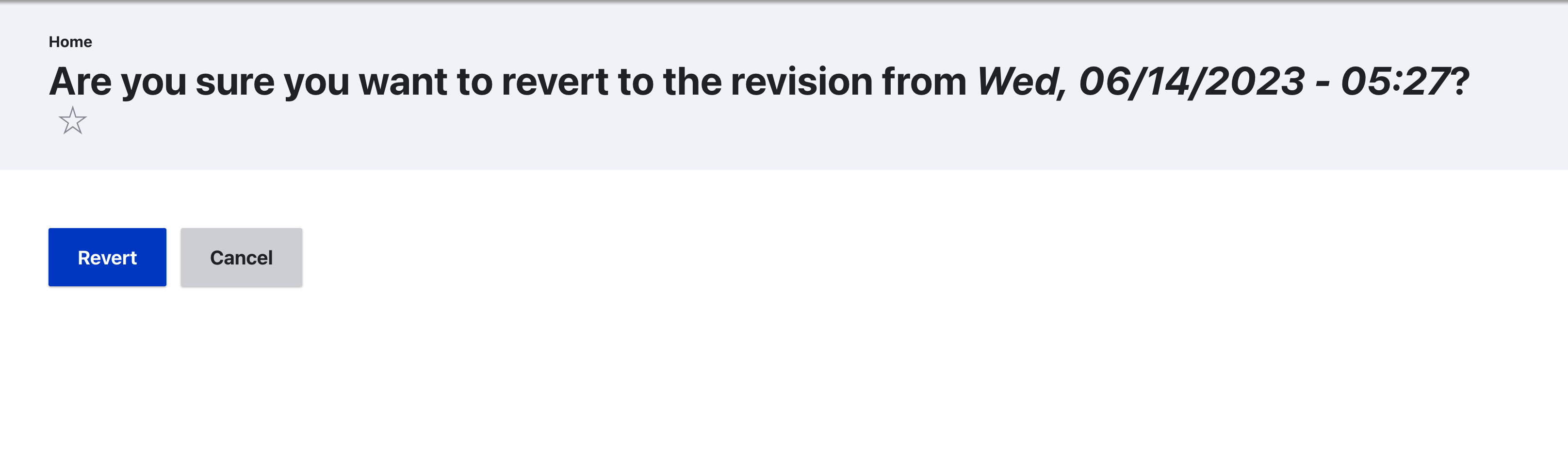 Media now provides a ui for viewing reverting and deleting revisions