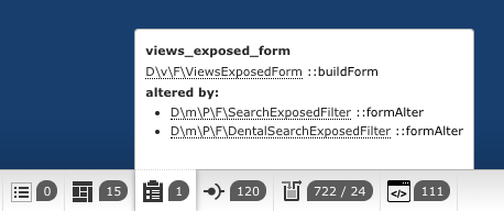 webprofiler form alter