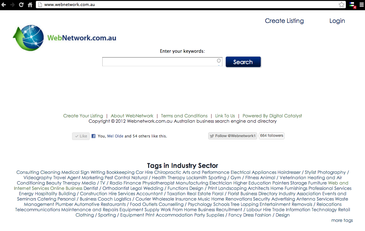 WebNetwork.com.au Australian Business Directory and Search Engine