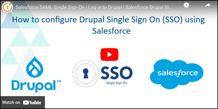 Setup Video for integration between Drupal and Salesforce