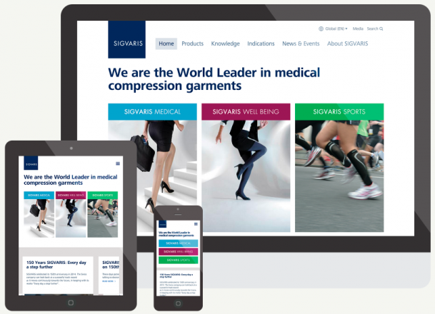 SIGVARIS main page