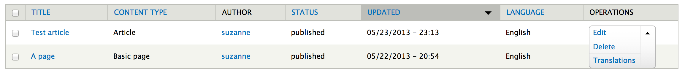 Translations wording in node admin UI