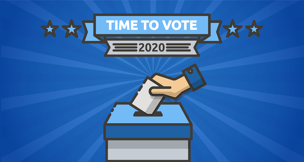 Time voting. Vote. To vote. Vote banner. Time vote.