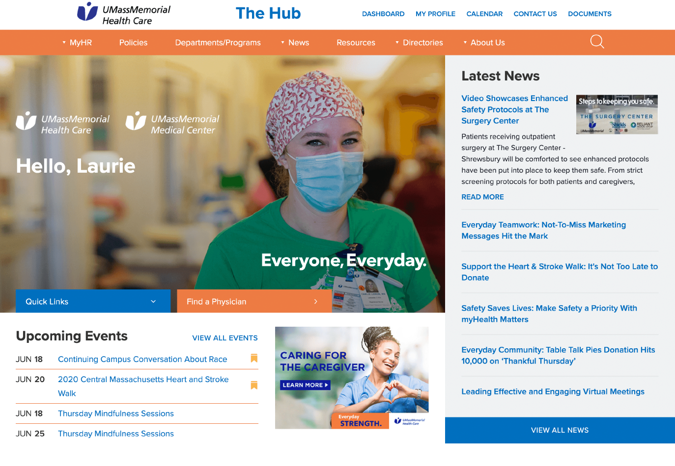 Enterprise Healthcare Drupal Intranet