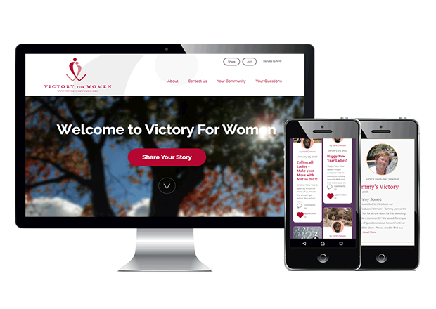 Victory For Women Redesign