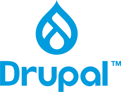 The Drupal workmark logo