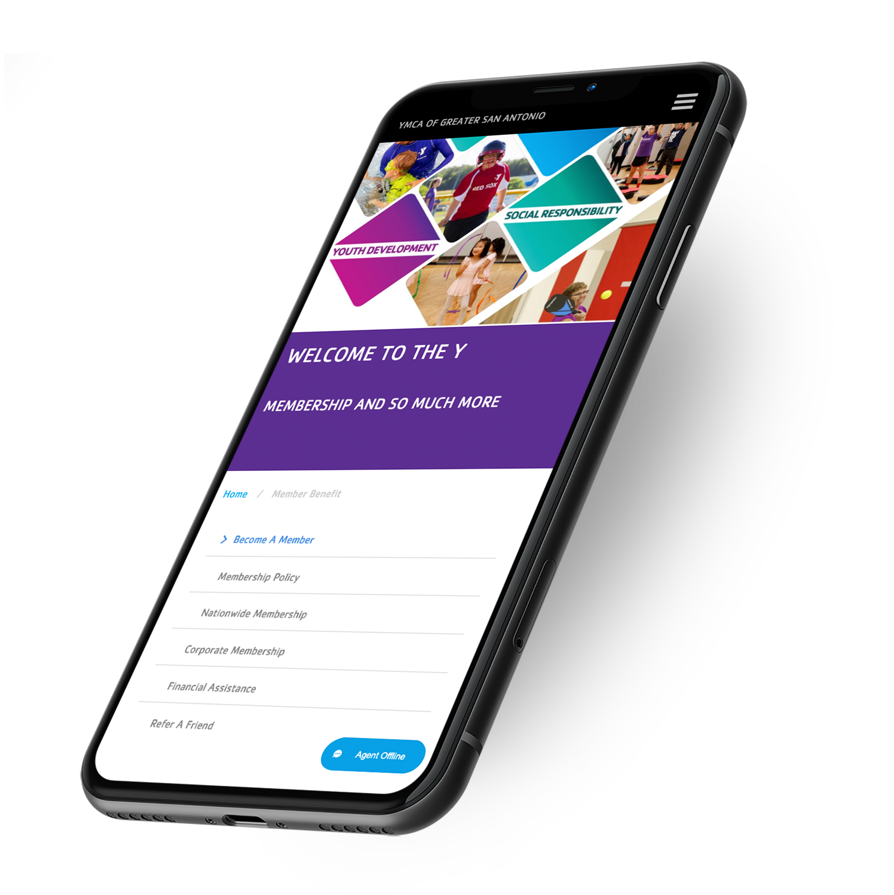 Mobile version of the site 