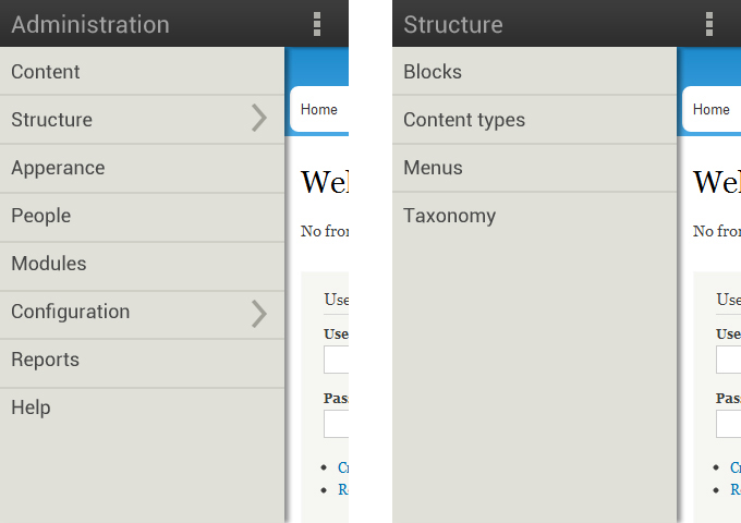 LukeW Android User Experience: When Open & Closed Collide