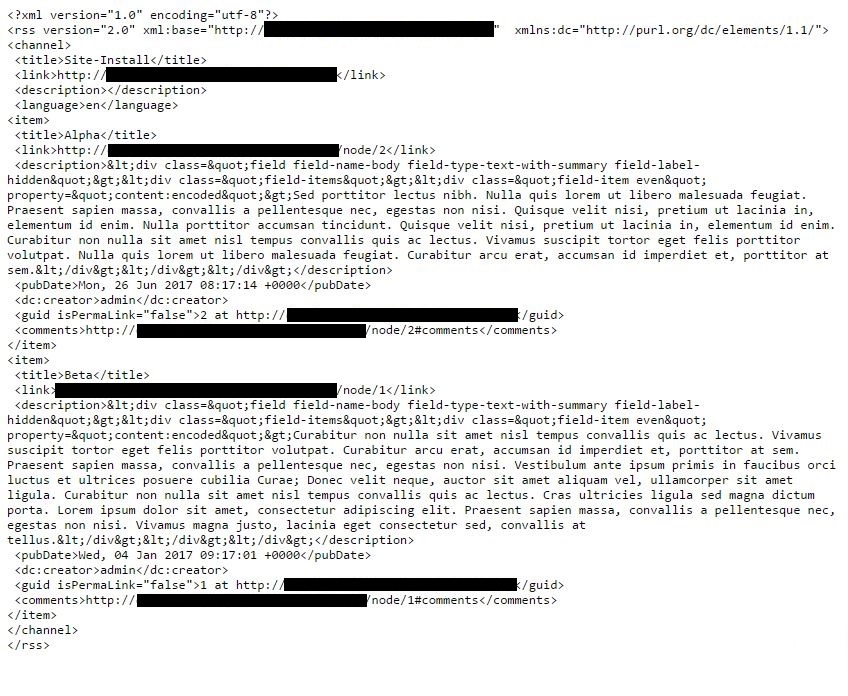 RSS XSL | Drupal.org