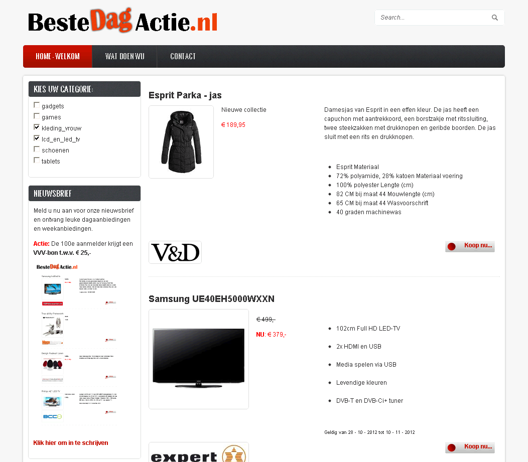bestedagactie.nl