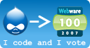 Vote for Drupal in the CNet Webware 100 Awards!