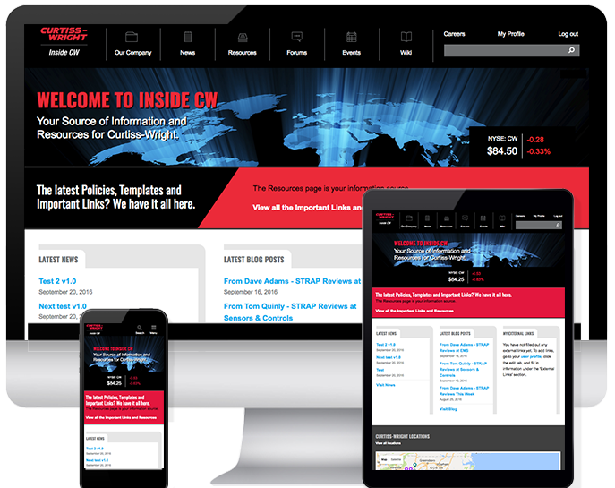 cw homepage- responsive design