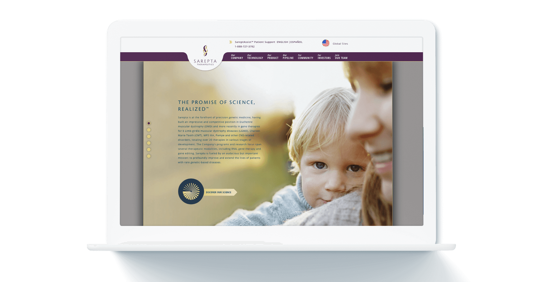 Sarepta Therapeutics Internal Webpage