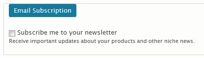 Drupal Commerce Mailchimp Checout Pane example