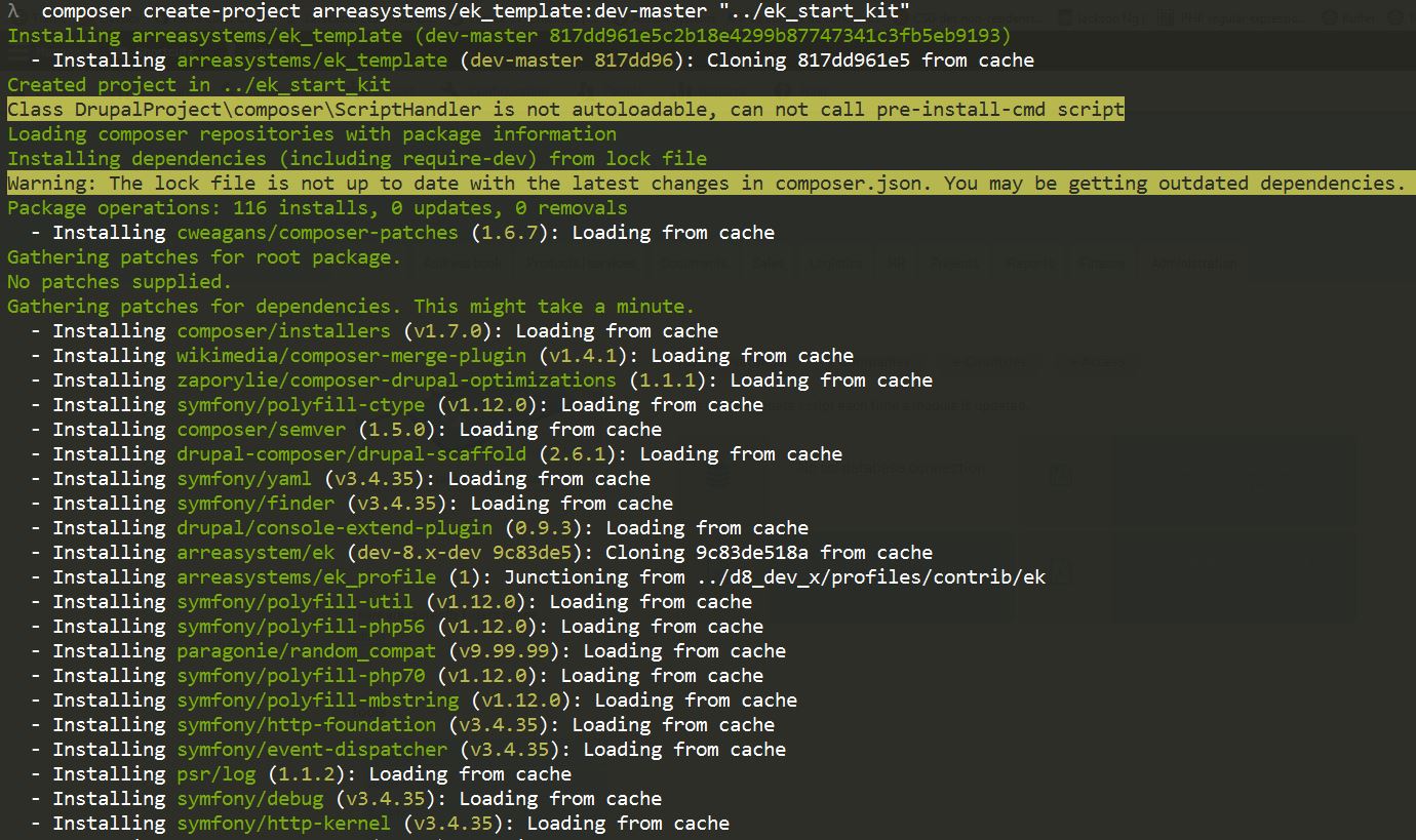 Install with composer