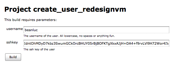Jenkins interface for adding users