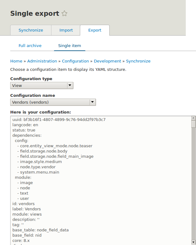 11.9. Deploying New Site Features | Guía de usuario de Drupal 8 guide ...