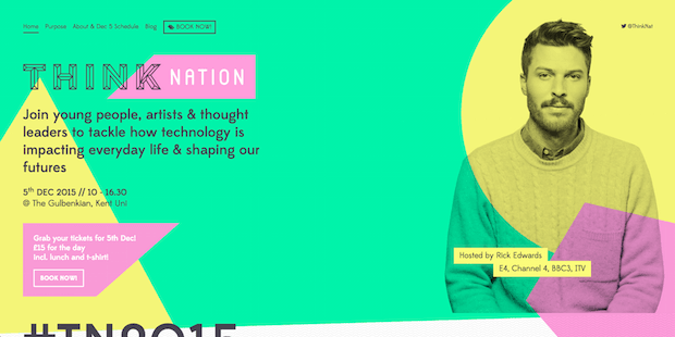 ThinkNation homepage screenshot