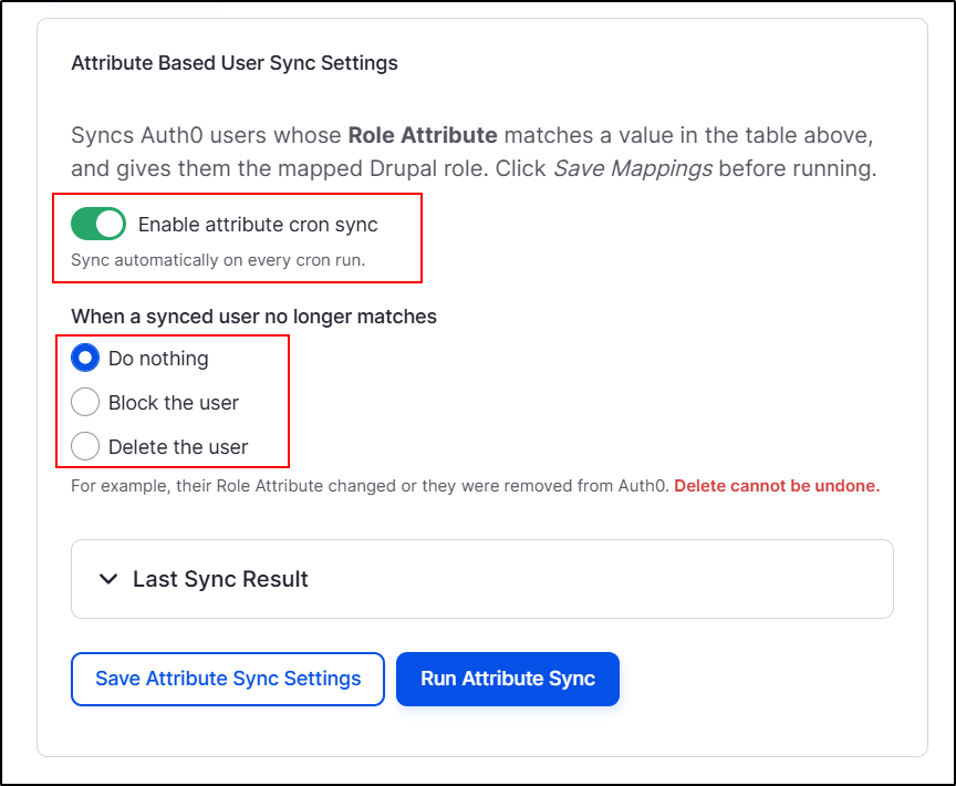 Drupal Auth0 Sync Enable Attribute Cron Sync